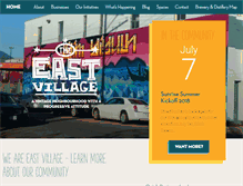 Tablet Screenshot of eastvillagevancouver.ca